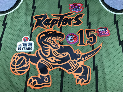 Toronto Raptors #15 CARTER Green Jersey MN