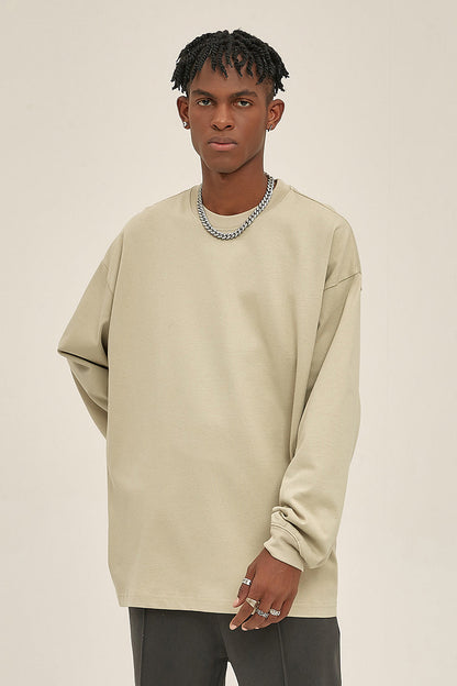305GSM Oversized Long Sleeve Crew