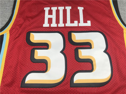Detroit Pistons Grant Hill #33 1998-99 Throwback ！ Embroidered