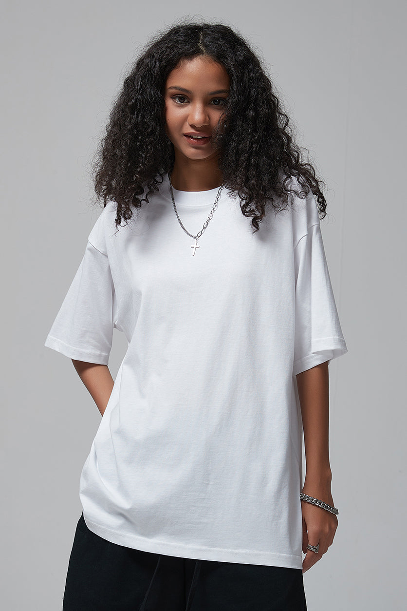 190GSM Solid Color Oversized Tee