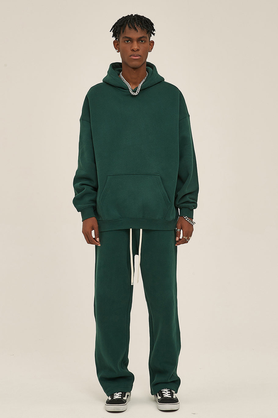 350GSM Relaxed Solid Color Sweatpants