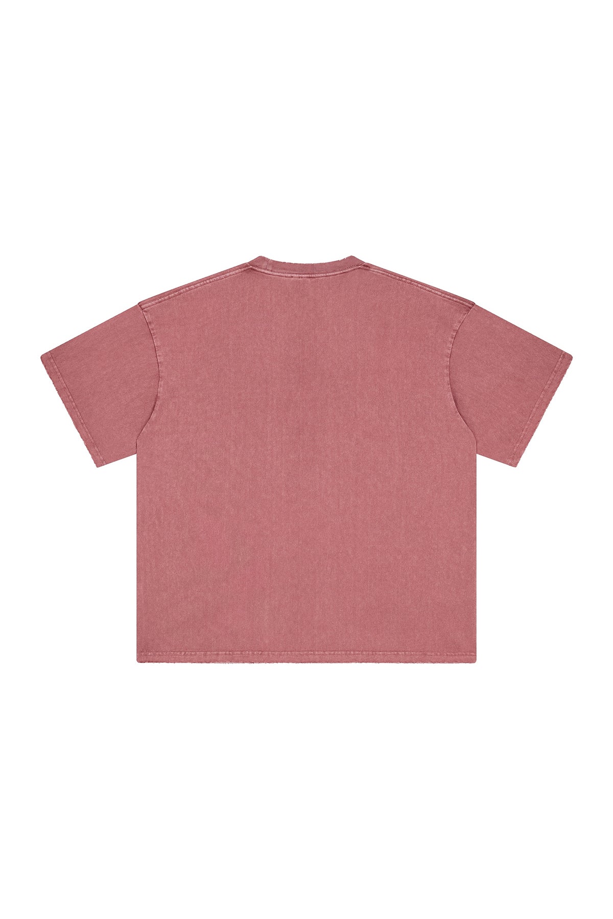 250GSM Distressed Pigment Dyed Washed Tee