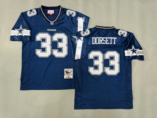 Mens Tony Dorsett#33 Dallas Cowboys Vintage Throwback Jersey
