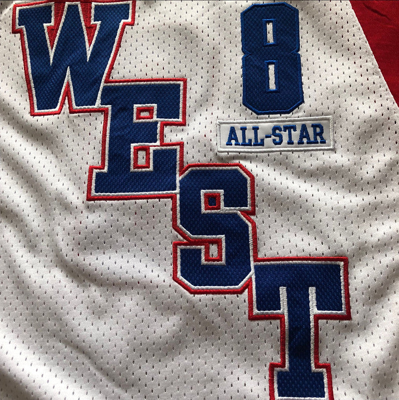 All-Star Kobe Bryant #8 Throwback Jersey - Dense Embroidery