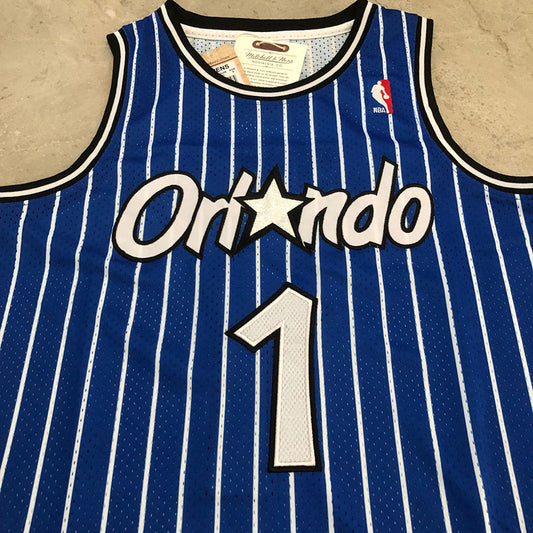 Orlando Magic Anfernee Hardaway #1 Blue Throwback Jersey - Dense Embroidery