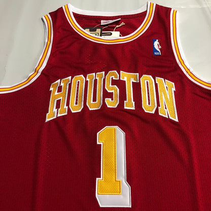 Houston Rockets Tracy McGrady #1 Throwback Jersey - Dense Embroidery