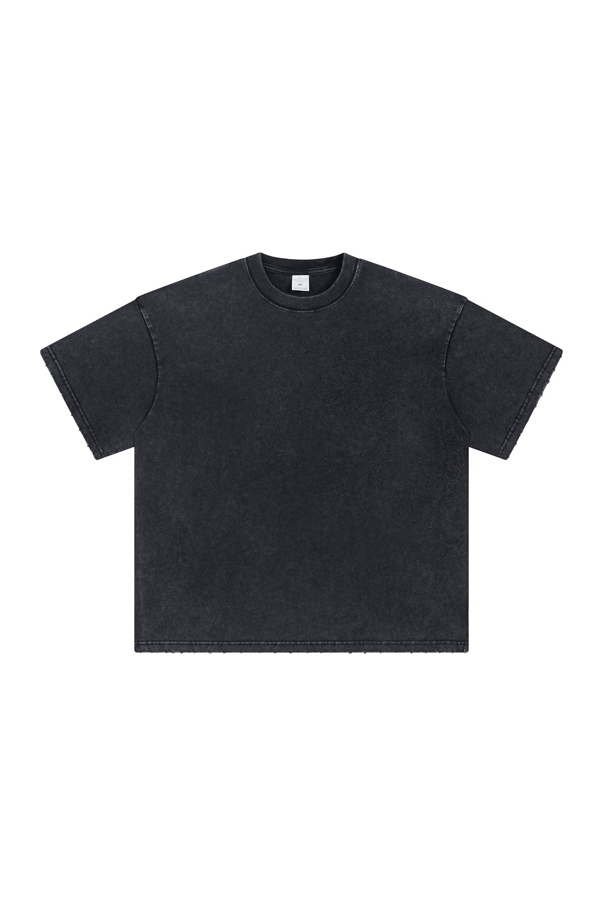250GSM Distressed Pigment Dyed Washed Tee
