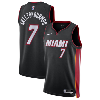 Giannis Antetokounmpo #7 Miami Heat  City Edition Swingman Jersey