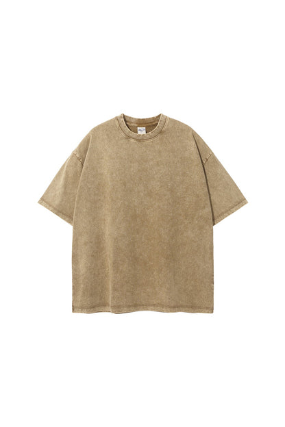 275GSM Double Stitch Sleeve Hem Washed Tee