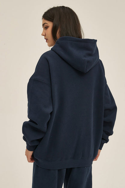 350GSM Fleece Solid Color Hoodie