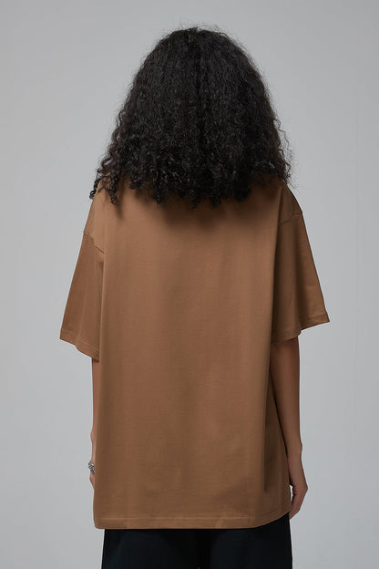 190GSM Solid Color Oversized Tee