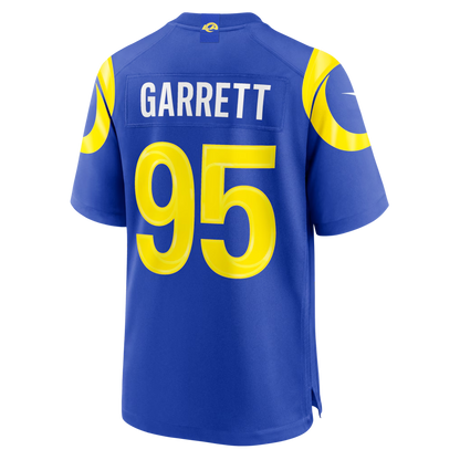 Men's  Myles Garrett Royal Los Angeles Rams Team Game Jersey