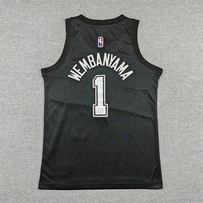 Youth Victor Wembanyama San Antonio Spurs #1 City Edition Swingman  Jersey