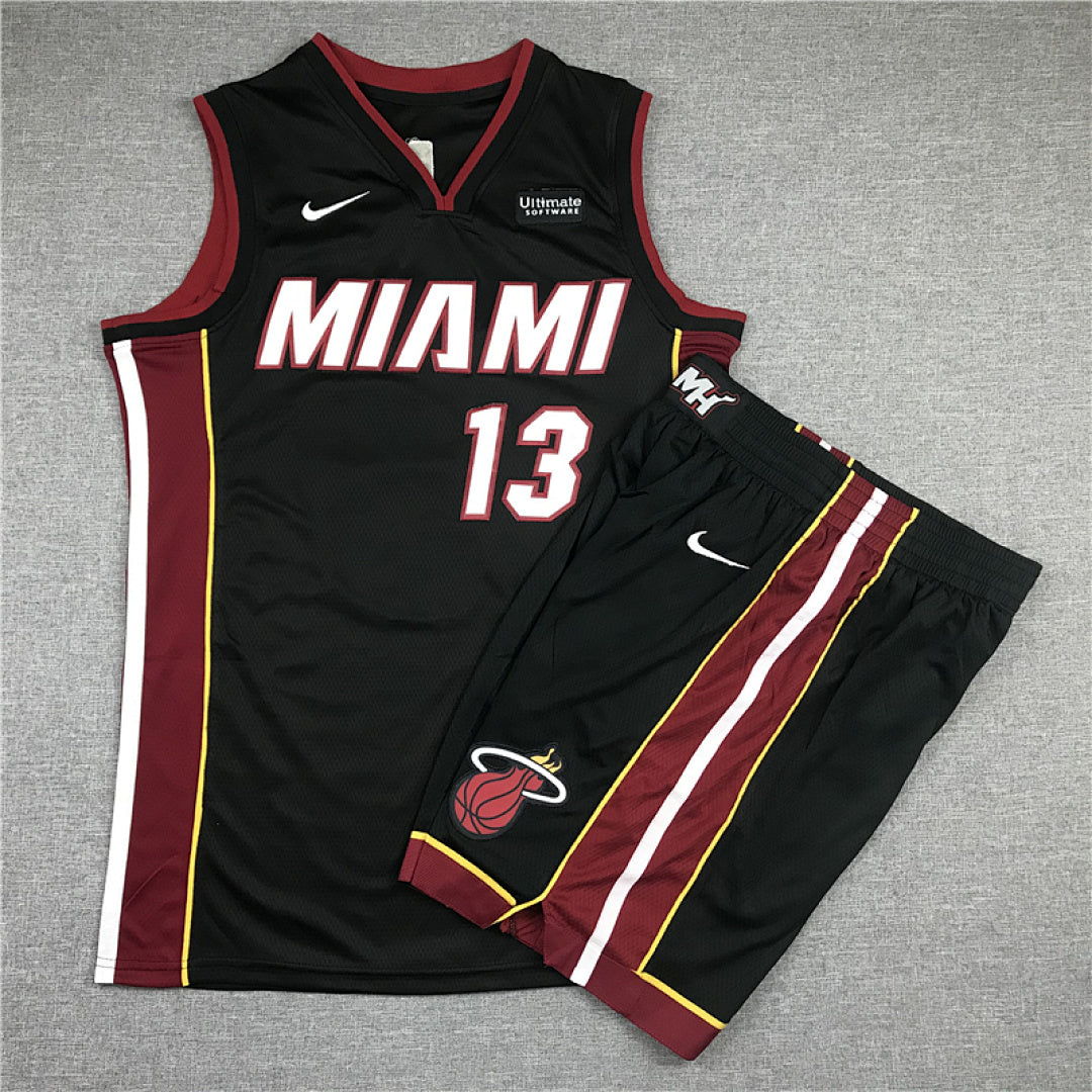 Miami Heat Bam Adebayo #13 City Edition Swingman Set ― Embroidered