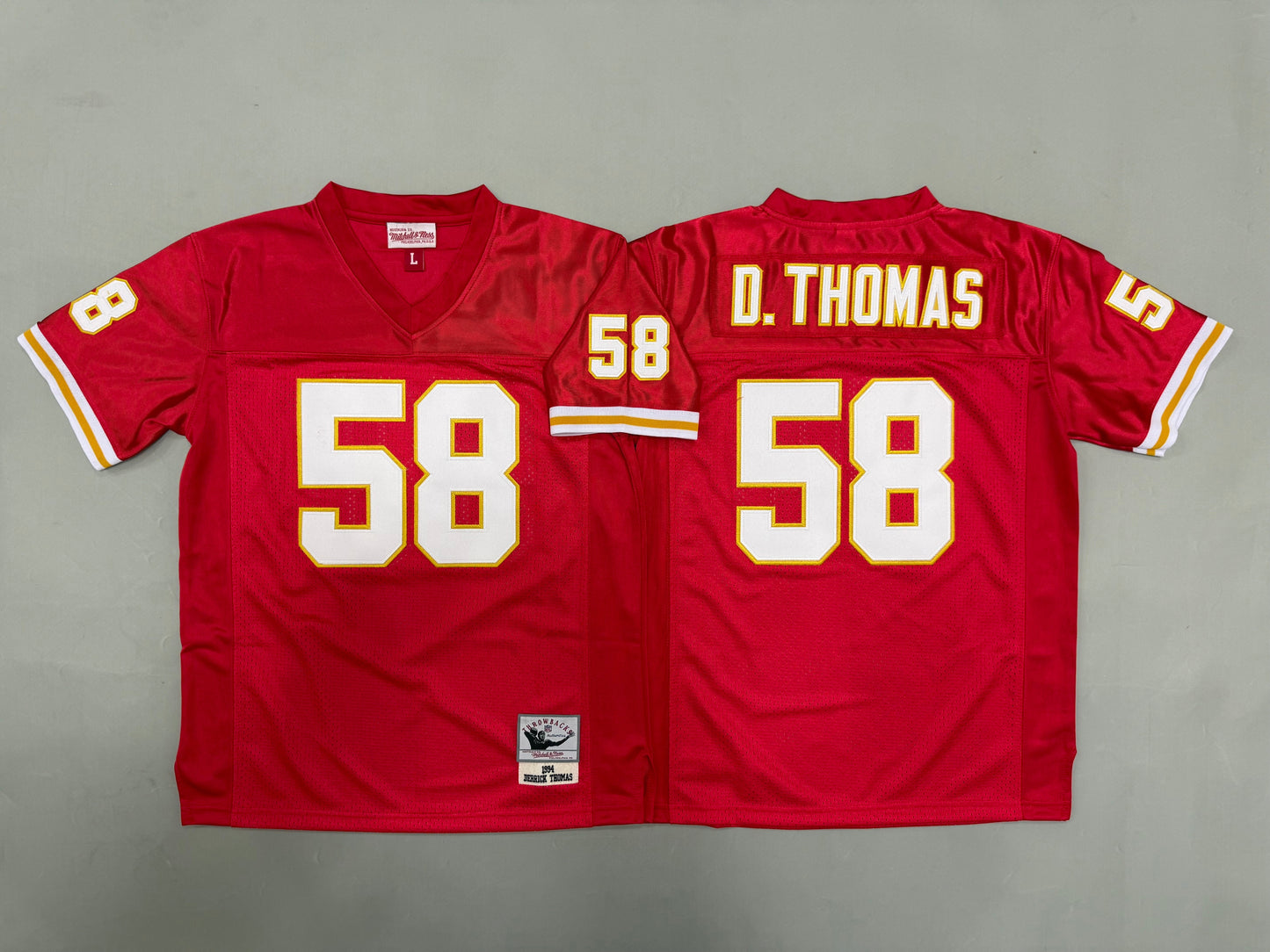 Youth Derrick Thomas #58 Kansas City Chiefs Vintage Throwback Jersey