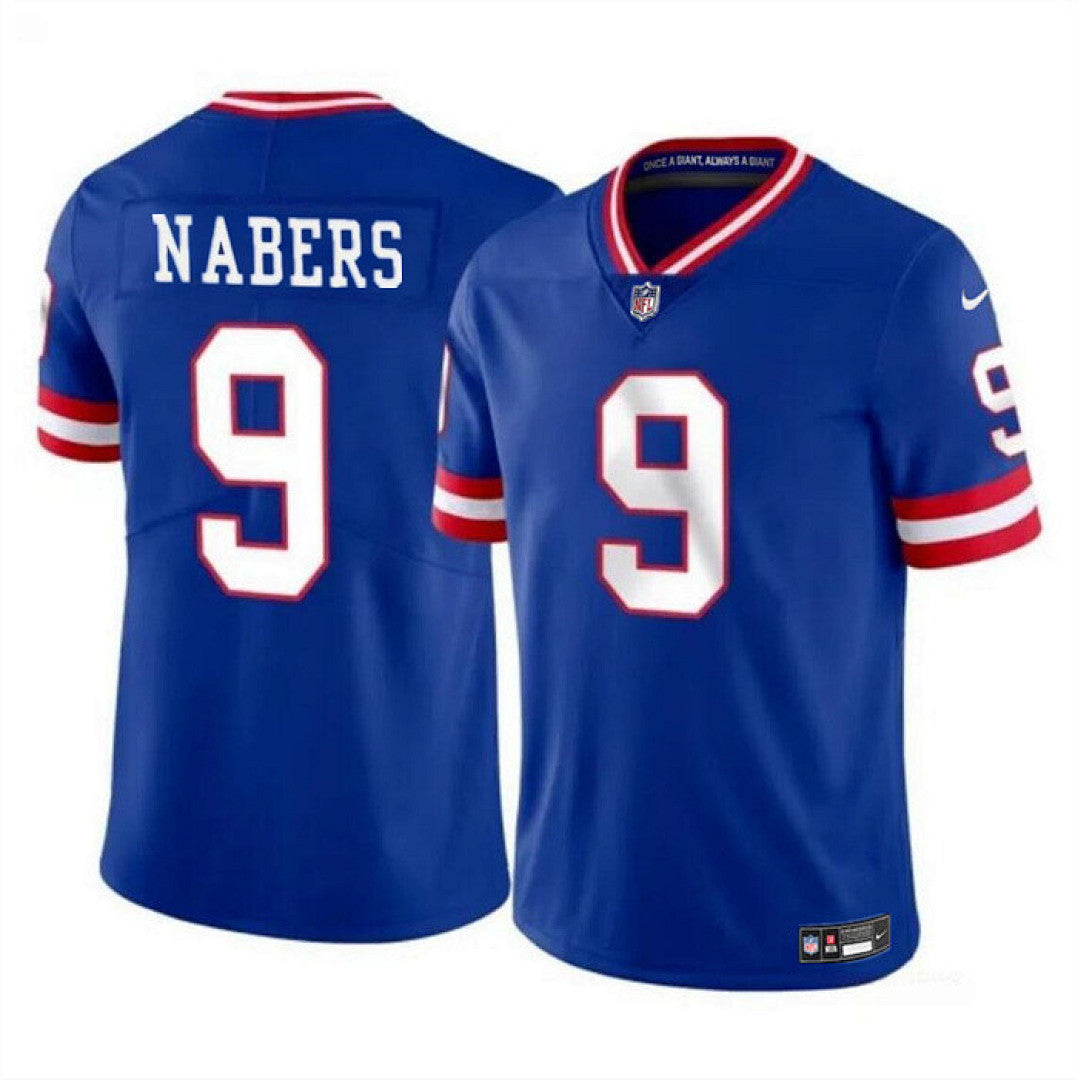 Malik Nabers #9 New York Giants Jersey