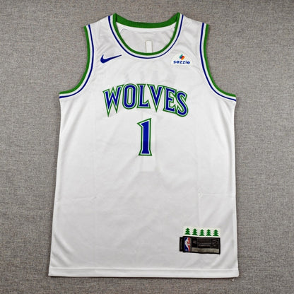 Minnesota Timberwolves LaMelo Ball #1 White Jersey – Embroidered