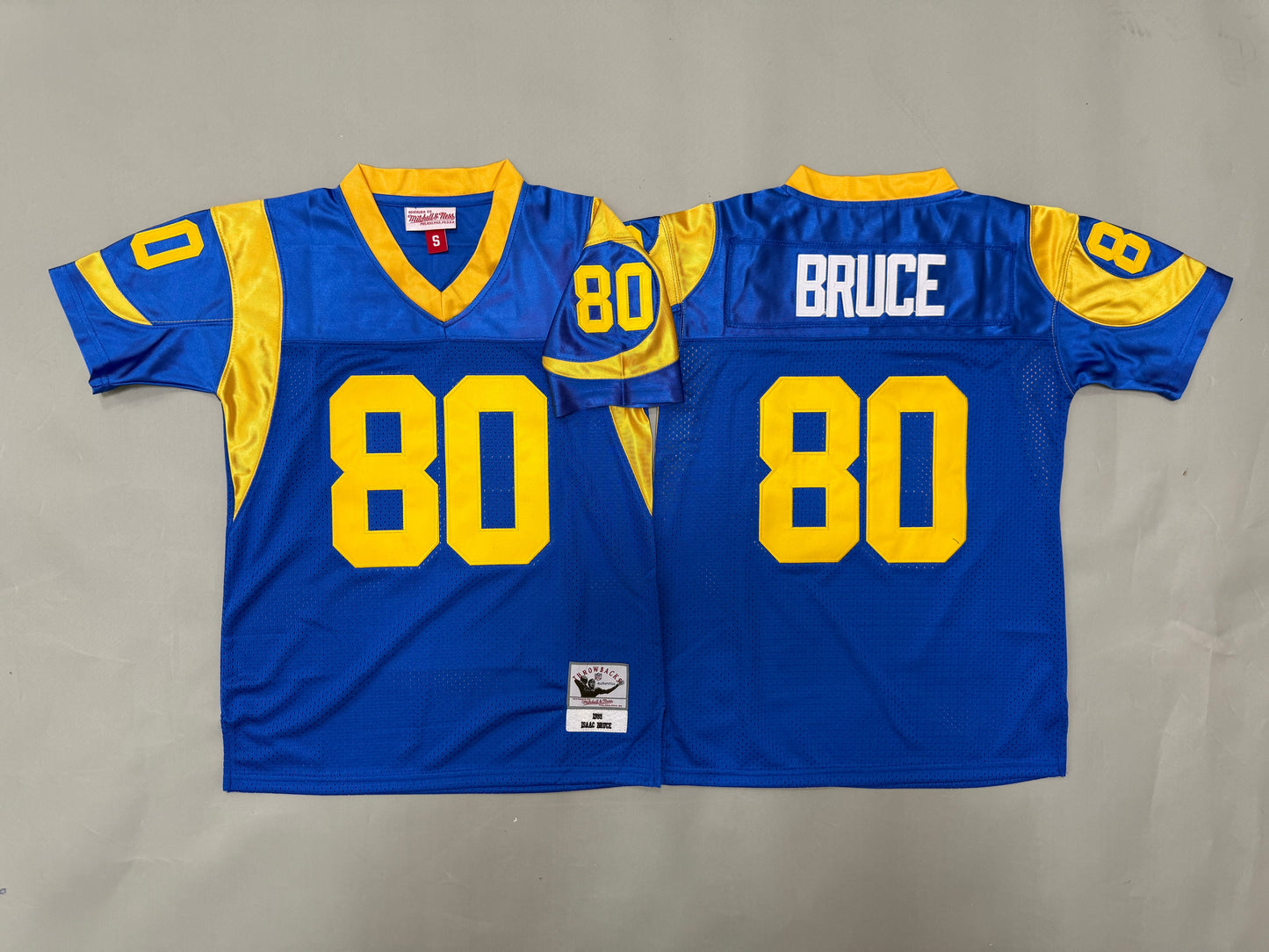 Youth Isaac Bruce #80 Los Angeles Rams Vintage Throwback Jersey