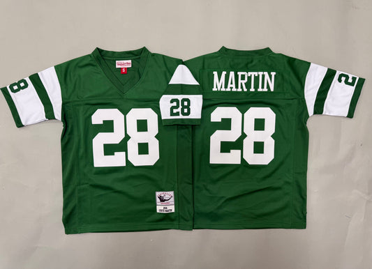 Youth Curtis Martin #28 New York Jets Vintage Throwback Jersey