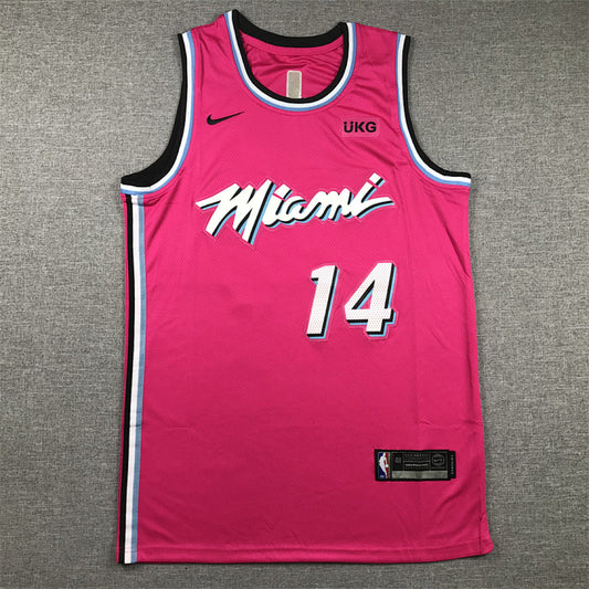 Tyler Herro# 14 Miami Heat  City Edition Swingman Embroidered Jersey