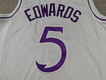 Anthony Edwards #5 Minnesota Timberwolves  City Edition Swingman Embroidered Jersey
