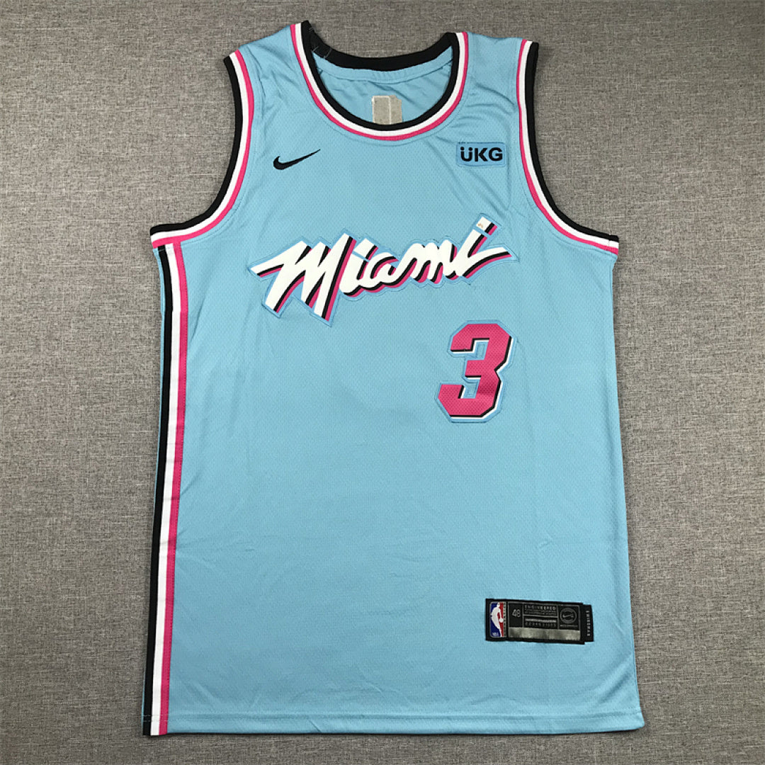 Miami Heat Dwyane Wade #3 City Edition Swingman ― Embroidered
