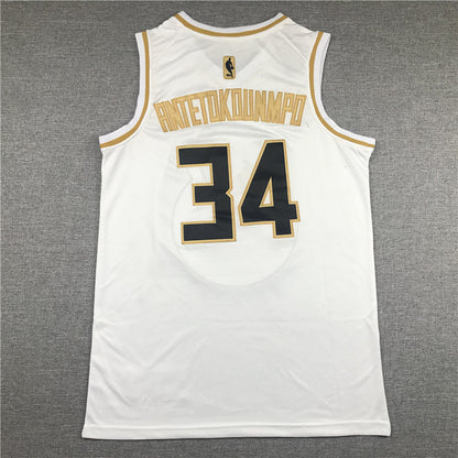 Giannis Antetokounmpo# 34 Milwaukee Bucks City Edition Swingman Embroidered Jersey