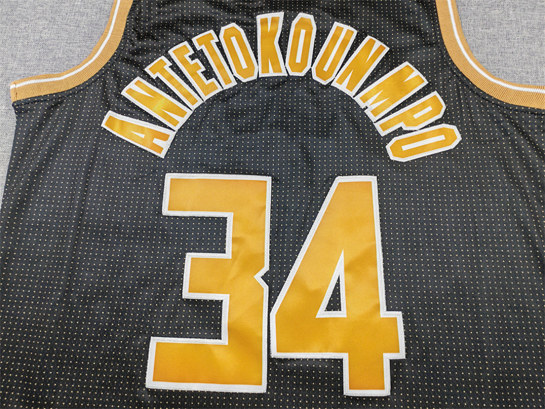 Giannis Antetokounmpo# 34 Milwaukee Bucks Select Edition  Embroidered Jersey