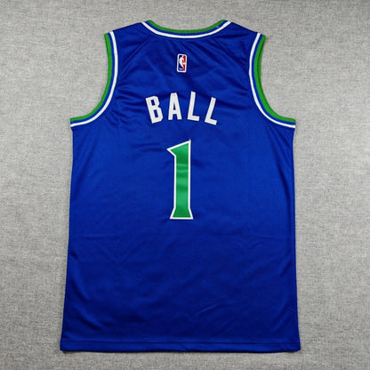 Minnesota Timberwolves LaMelo Ball #1 Blue Jersey – Embroidered