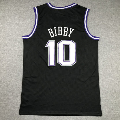 Mike Bibby #10 Sacramento Kings 2001-02 Throwback Embroidered Jersey