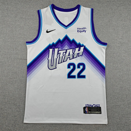 Utah Jazz Darryn Peterson #22 White Jersey – Embroidered