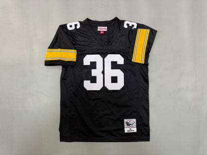 Youth Jerome Bettis#36 Pittsburgh Steelers Black Vintage Throwback Jersey