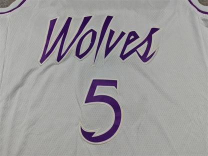 Anthony Edwards #5 Minnesota Timberwolves  City Edition Swingman Embroidered Jersey