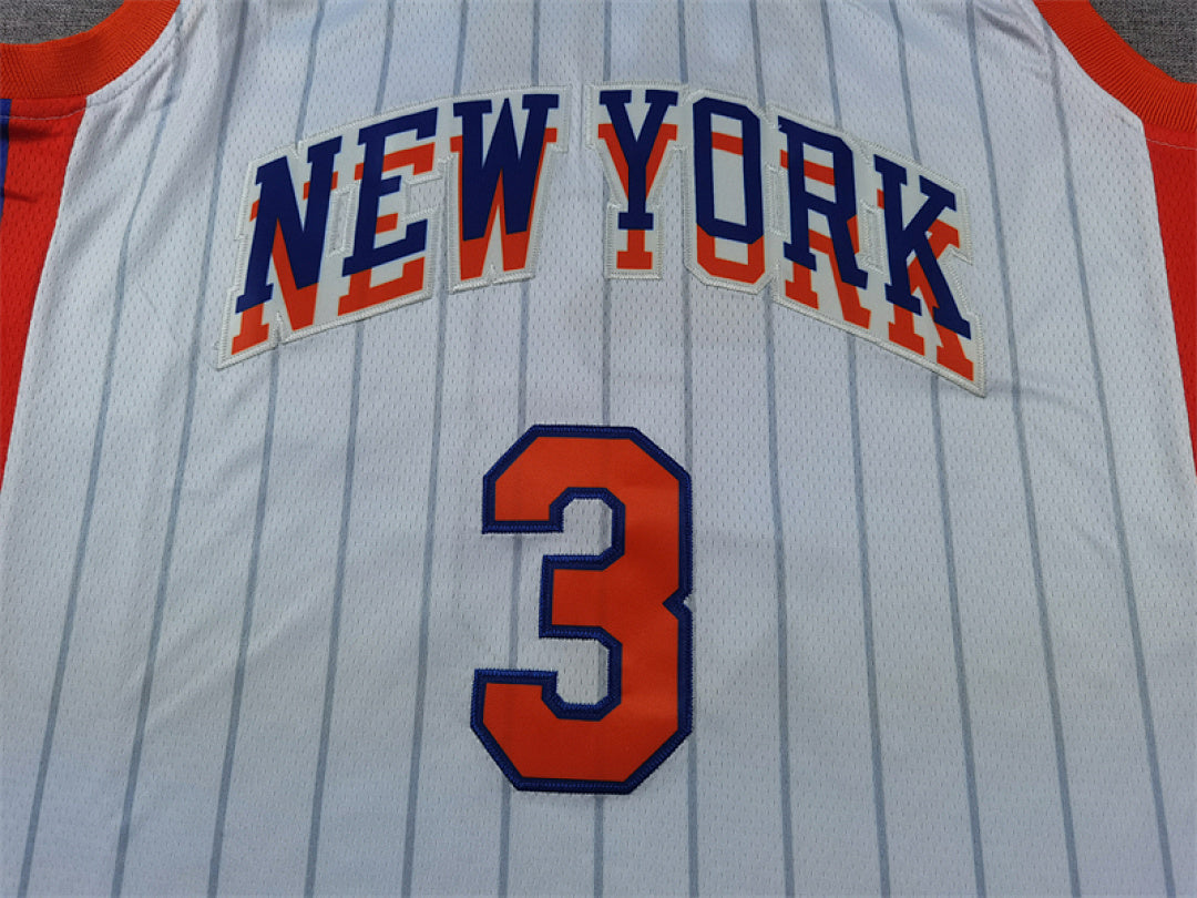 Josh Hart#3 New York Knicks 2025 White City Edition Swingman Embroidered Jersey