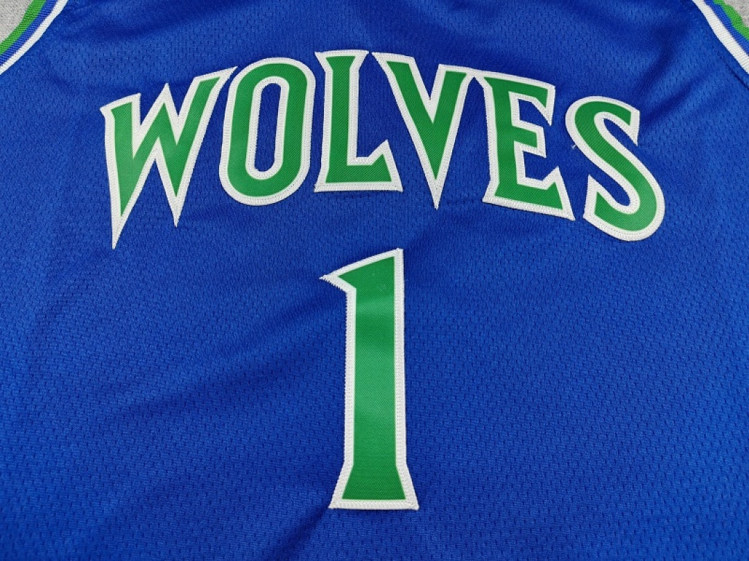 Minnesota Timberwolves LaMelo Ball #1 Blue Jersey – Embroidered