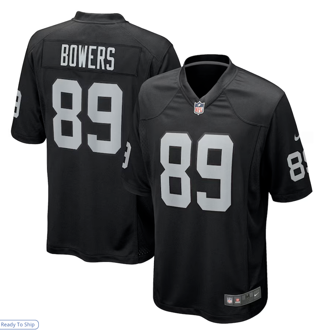 Brock Bowers #89 Las Vegas Raiders Jersey