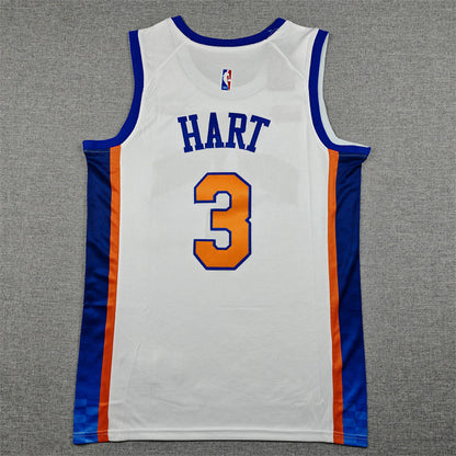 Josh Hart#3 New York Knicks 2026 White City Edition Swingman Embroidered Jersey
