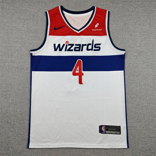 Washington Wizards AJ Dybantsa #4 Red Jersey – Embroidered