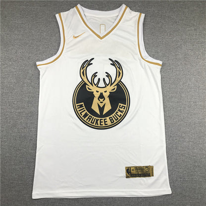 Giannis Antetokounmpo# 34 Milwaukee Bucks City Edition Swingman Embroidered Jersey