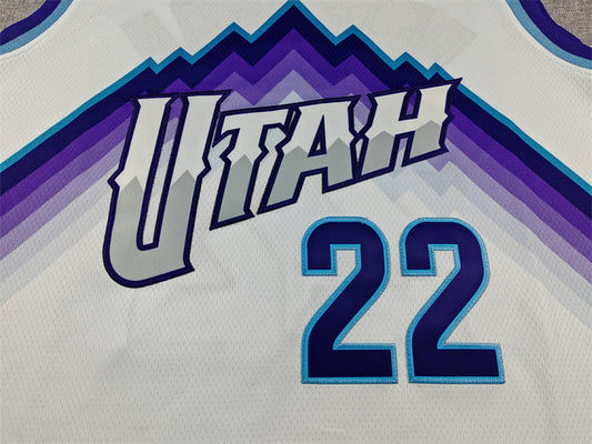 Utah Jazz Darryn Peterson #22 White Jersey – Embroidered