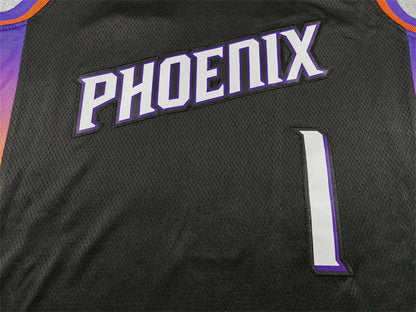 Devin Booker #1 Phoenix Suns  Black City Edition Swingman Embroidered Jersey