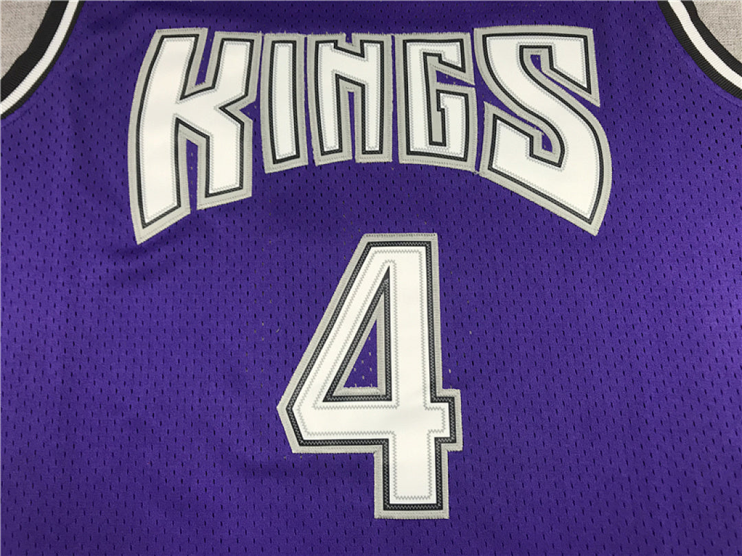 Chris Webber #4 Sacramento Kings 1998-99 Throwback Embroidered Jersey