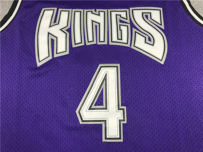 Chris Webber #4 Sacramento Kings 1998-99 Throwback Embroidered Jersey
