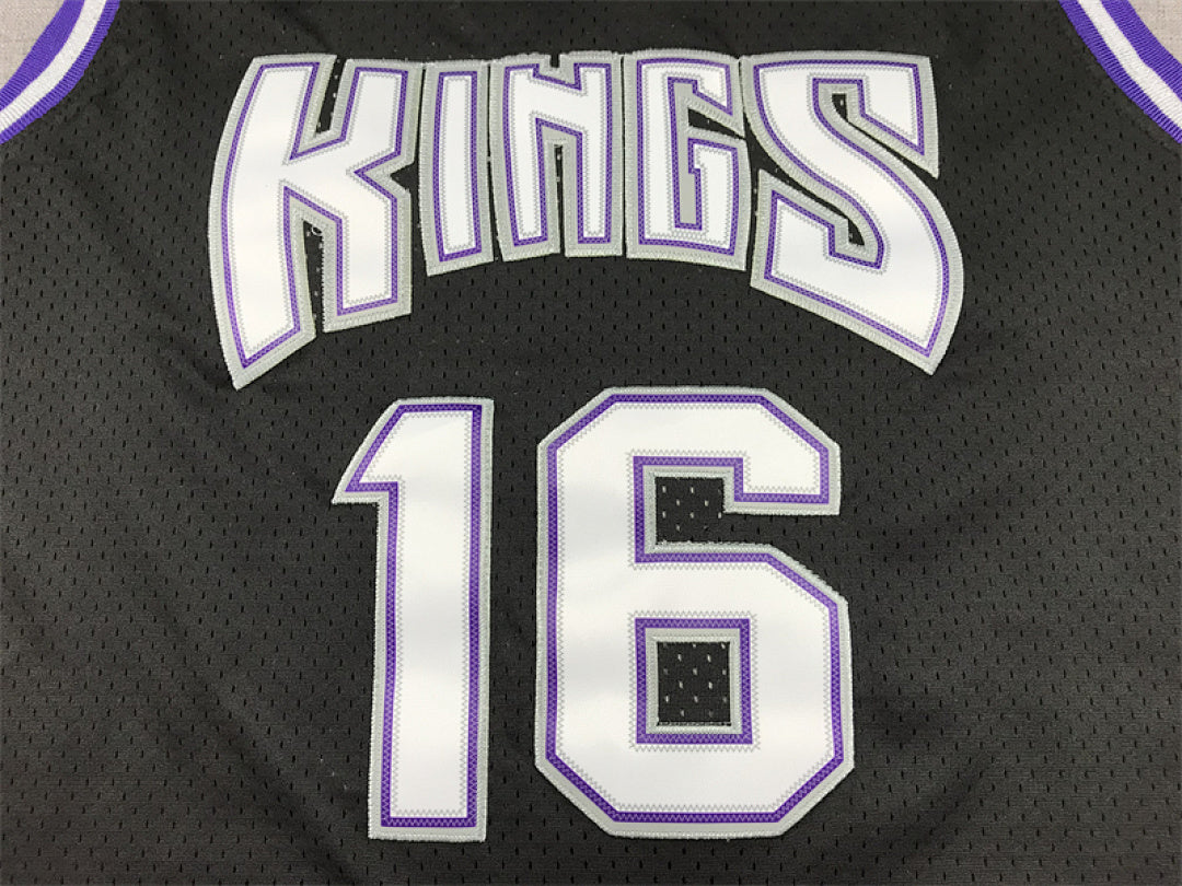 Predrag Stojakovi?'#16 Sacramento Kings 2001-02 Throwback Embroidered Jersey