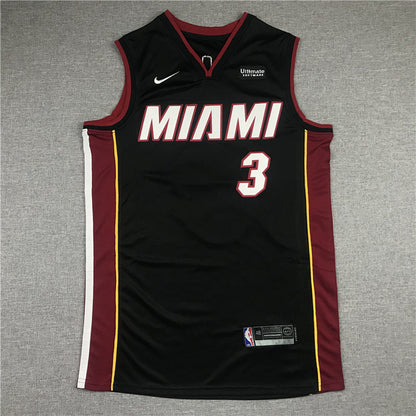Miami Heat Dwyane Wade #3 City Edition Swingman Set ― Embroidered