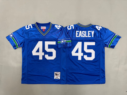 Youth Kenny Easley#45 Seattle Seahawks Vintage Throwback Jersey