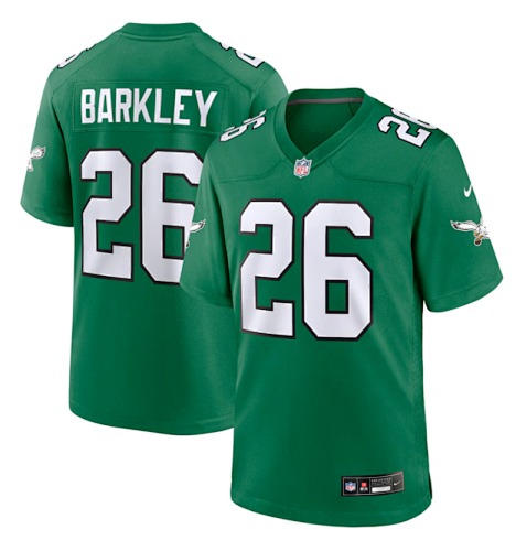 Saquon Barkley #26 Philadelphia Eagles Super Bowl Jersey