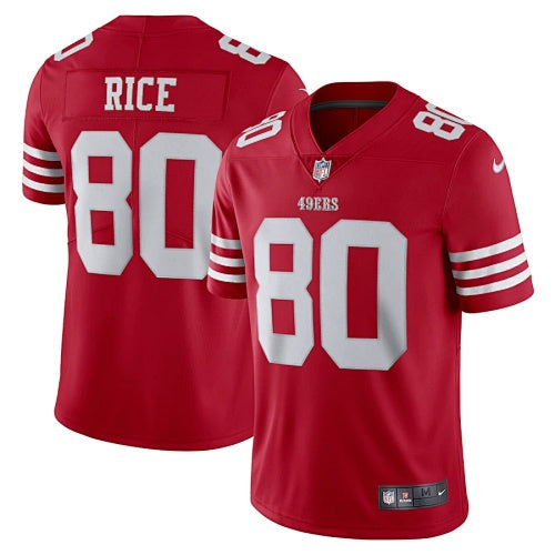 San Francisco 49ers Jerry Rice #80 red Jersey