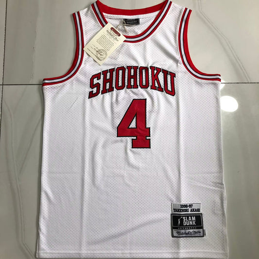 Slam Dunk Shohoku #4 Throwback Jersey - Dense Embroidery