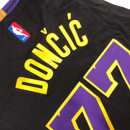 Los Angeles Lakers Luka Dončić #77 black Player Edition - Hot pressing